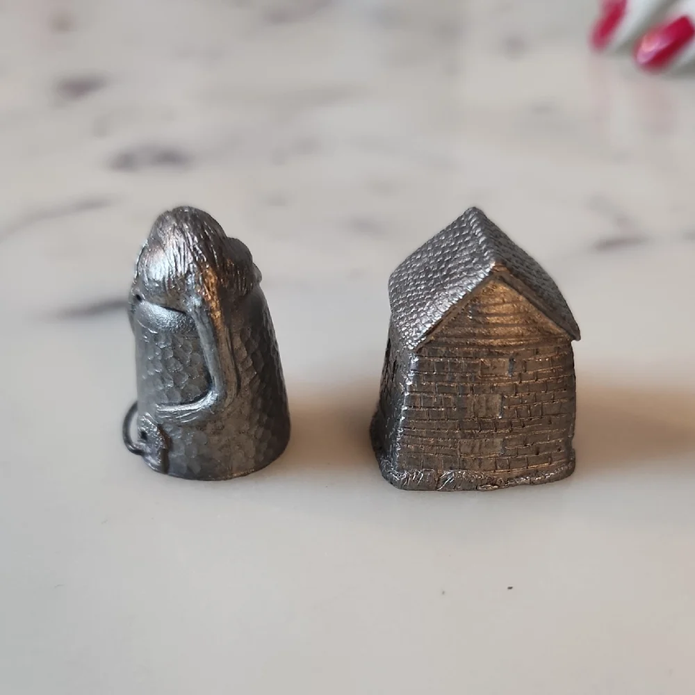 Pewter | Thumbles Made In England | Moving Parts | Vintage | Set 2